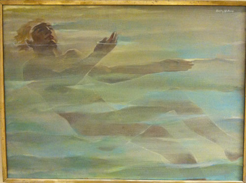Man Swimming on His Back, 1985