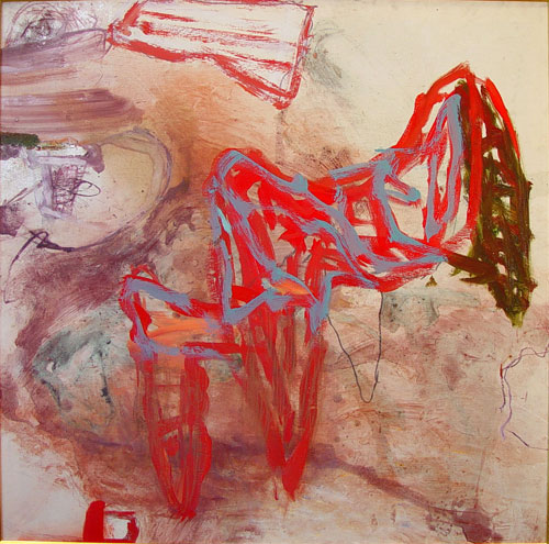 Table and Red Chairs, 2000